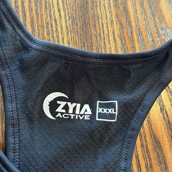 Zyia Active Black Classic Mesh Bra RC XXXL 3X NWT - Picture 5 of 14